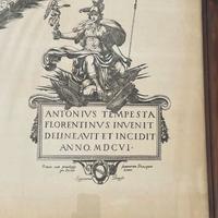 STAMPA ROMA RINASCIMENTALE GRANDE FORMATO CON CORN