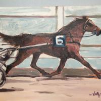 Quadro TROTTO pannello 20x30 . Gilberto Volpi