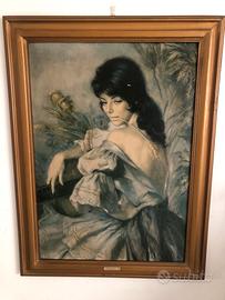 Coppia riproduzioni quadri vintageFrancisco Ribers