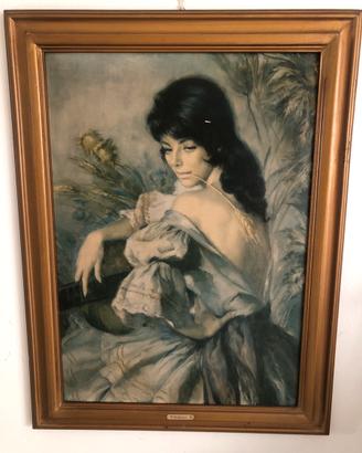 Coppia riproduzioni quadri vintageFrancisco Ribers