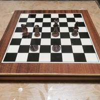 Scacchiera in legno vintage anni 60 