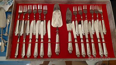 Set posate da dolci argento 800 vintage