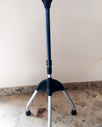 TRIPODE BASTONE PER ANZIANI IN ALLUMINO REGOLABILE