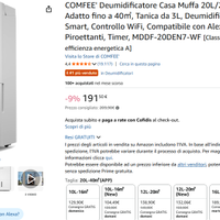 Deumidificatore COMFEE'