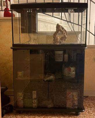 Acquario 100 litri con mobile
