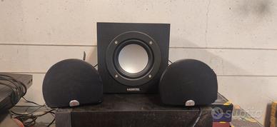 Nortek sistema audio 2.1 (casse e subwoofer)