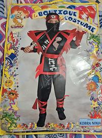 Costume Carnevale Feste Ninja Kobra Travestimento