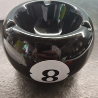 Posacenere biliardo numero 8 nuovo mai utilizzato