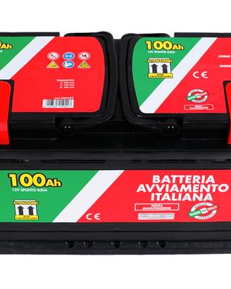 Batteria 100. Ampere 830 di spunto