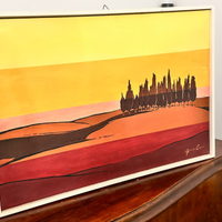 Paesaggio Toscano Giacomo Cecconi - Acrilico Tela