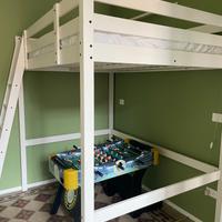 STORÅ Struttura per letto a soppalco bianco