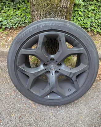 4 cerchi da 20"BMW X5/X6 con gomme Bridgestone