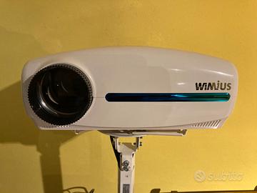 Videoproiettore,WiMiUS 6800 e Schermo di Proiezion