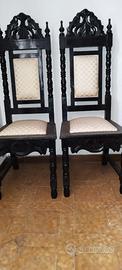 2 importanti e bellissime sedie a Trono