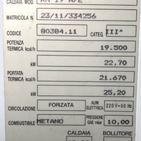 Ricambi caldaia SIME RH 19 A/E