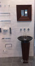 Bagno marca Regia di design, composizione in ebano