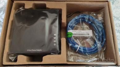 Cisco SPA112 2 Port Phone Adapter (Adattatore VoIP