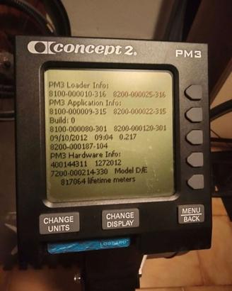 Monitor Concept2 PM3 - Solo 817 km, Perfetto