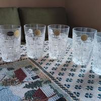 Set 6 Bicchieri Cristallo di Boemia - Nuovi