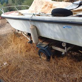 carrello con barchetta