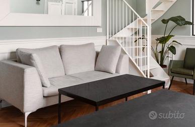 Divano 2/3 posti grigio chiaro/beige