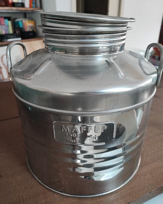 fusto in acciaio inox 