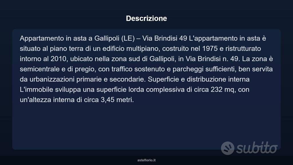 Appartamento – Gallipoli, Baia Verde - Vista 3