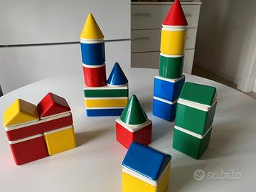 Blocchi costruzioni colorati