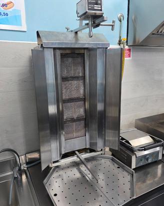 Macchina del Kebab 4 fuochi a gas