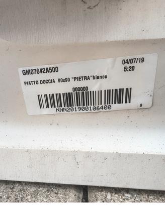 piatto doccia pietra 