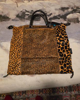 Borsa Gabs pelle e cavallino