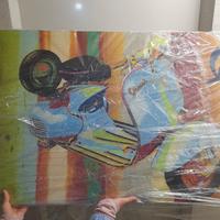 quadro con vespa