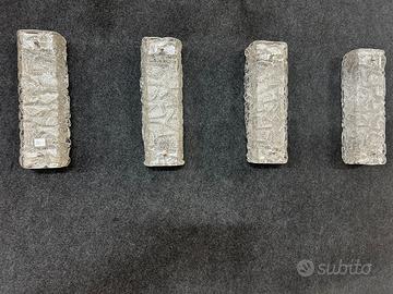 4 applique in vetro anni 70