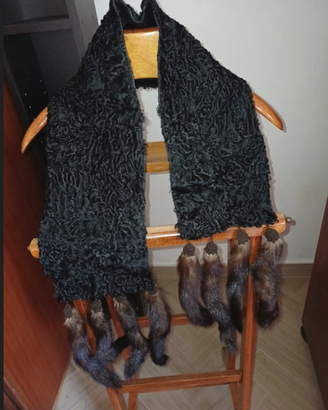 sciarpa in vera pelliccia