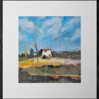 Dipinto quadro originale paesaggio certificato