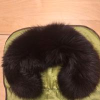 Vero collo di pelliccia di castoro