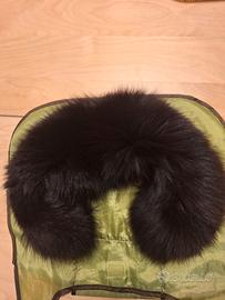 Vero collo di pelliccia di castoro