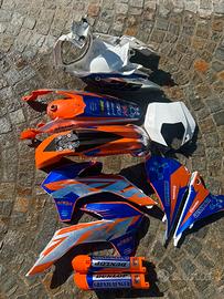 Plastiche graficate ktm exc 125 2012