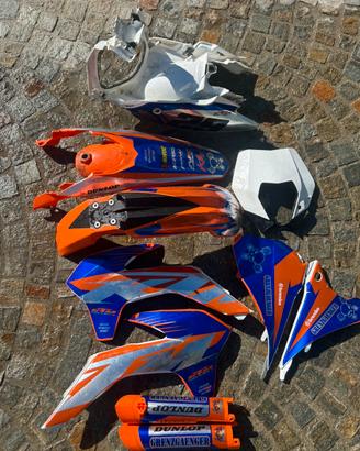 Plastiche graficate ktm exc 125 2012