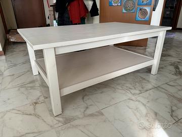 IKEA HEMNES 118x75h46 tavolino soggiorno bianco