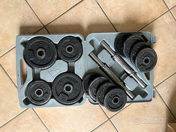 Set manubri con pesi