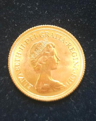 Lotto di 2 sterline oro originali britanniche