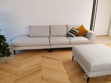 Divano e pouf sfoderabili PIANCA