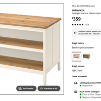 ISOLA PER CUCINA IKEA TORNVIKEN