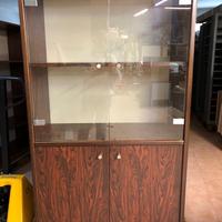 Mobile Libreria in formica e vetro