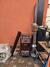 Stufa a legna vintage