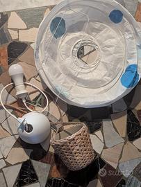 lampada palla ikea stile mongolfiera 