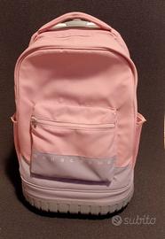 Zaino con Trolley Rosa 
