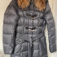 Piumino leggero con collo in pelliccia Canadiens