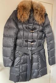 Piumino leggero con collo in pelliccia Canadiens